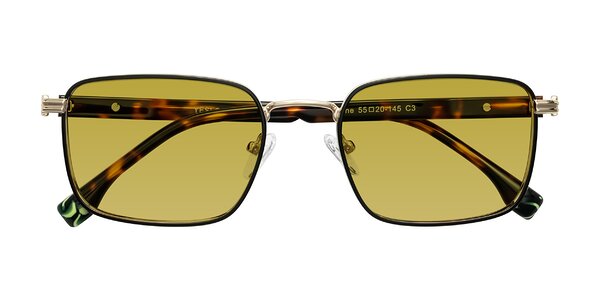 Front of Rhine in Black/Gold/Tortoise