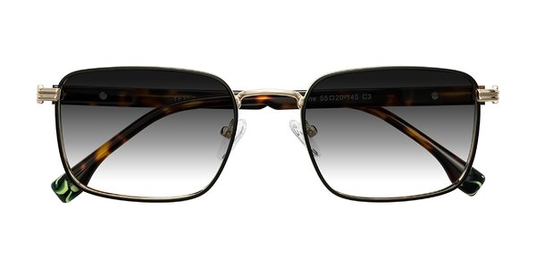 Front of Rhine in Black/Gold/Tortoise