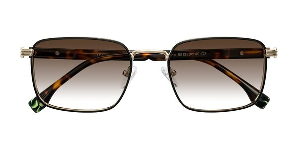 Front of Rhine in Black/Gold/Tortoise