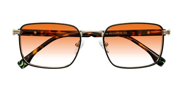 Front of Rhine in Black/Gold/Tortoise
