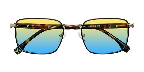 Front of Rhine in Black/Gold/Tortoise