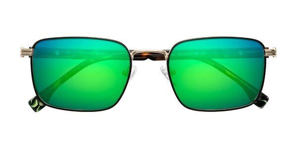 Front of Rhine in Black/Gold/Tortoise