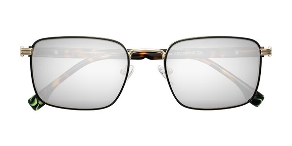 Front of Rhine in Black/Gold/Tortoise