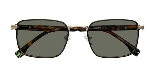 Front of Rhine in Black/Gold/Tortoise