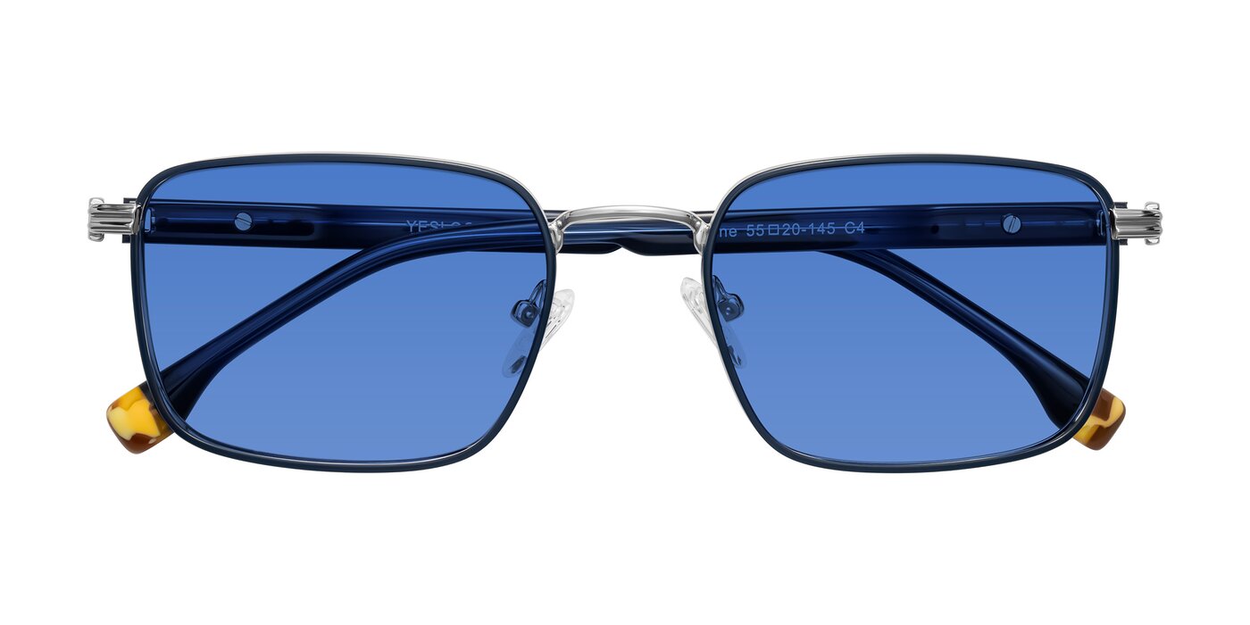 Rhine - Blue/Silver Tinted Sunglasses