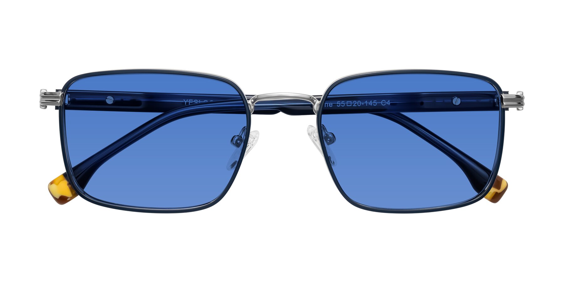 Folded Front of Rhine in Blue/Silver with Blue Tinted Lenses