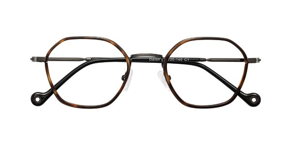 Front of Dalon in Tortoise/Gunmetal
