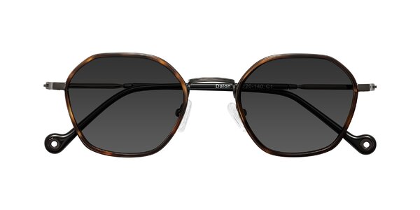 Front of Dalon in Tortoise/Gunmetal