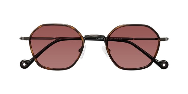 Front of Dalon in Tortoise/Gunmetal