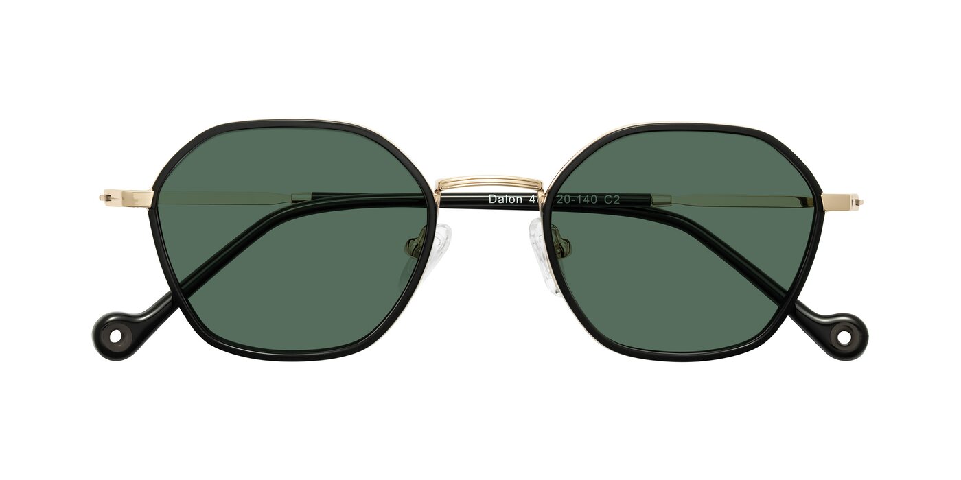 Dalon - Black/Gold Polarized Sunglasses