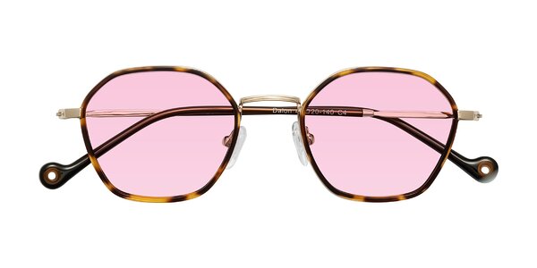 Front of Dalon in Leopard-Print/Gold