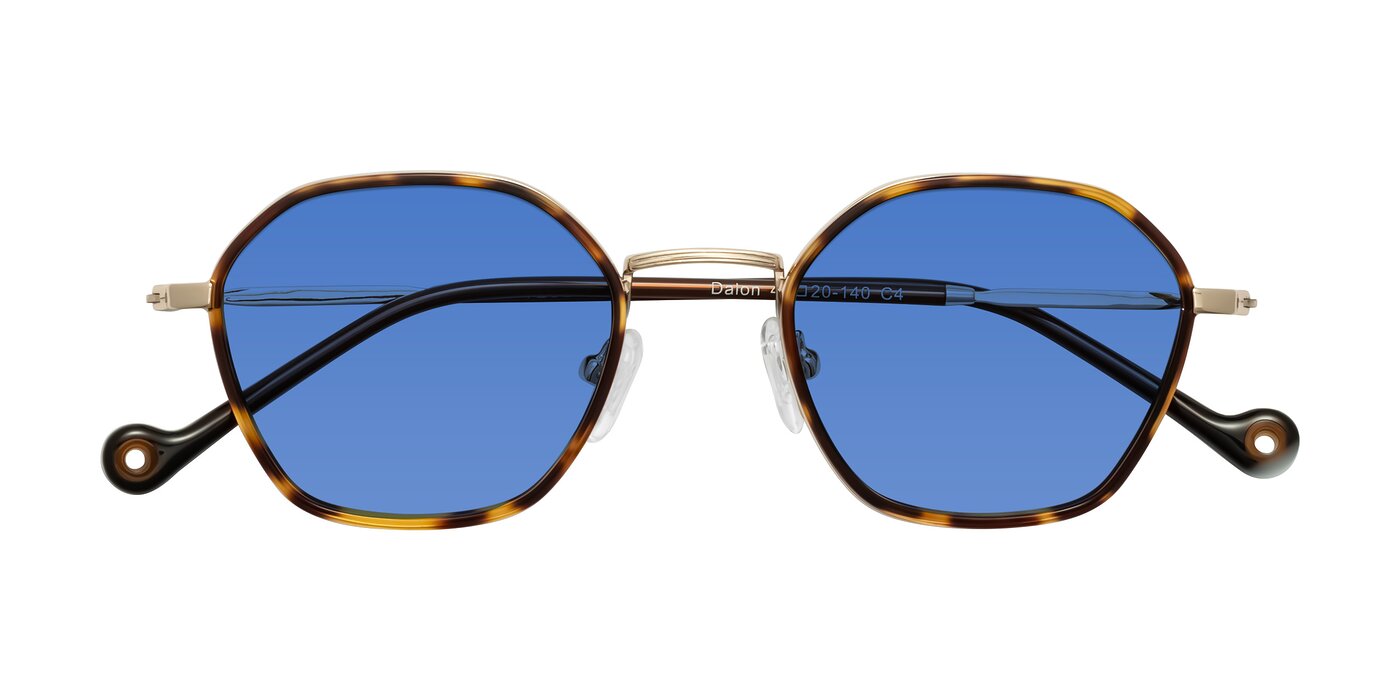 Dalon - Leopard-Print/Gold Tinted Sunglasses