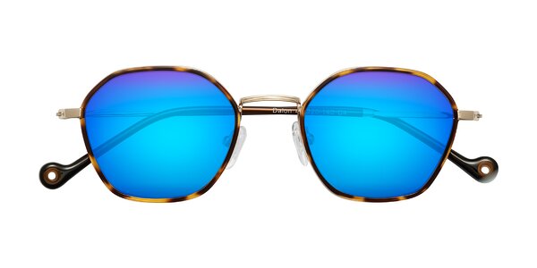 Front of Dalon in Leopard-Print/Gold