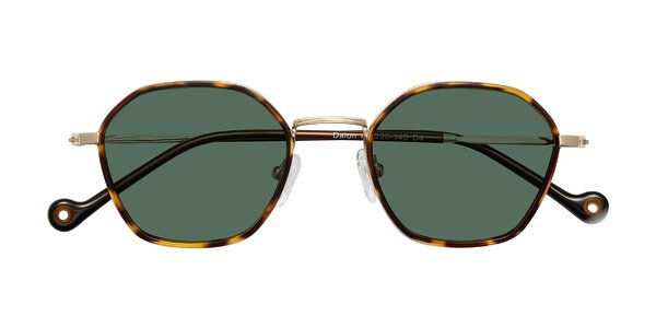 Front of Dalon in Leopard-Print/Gold