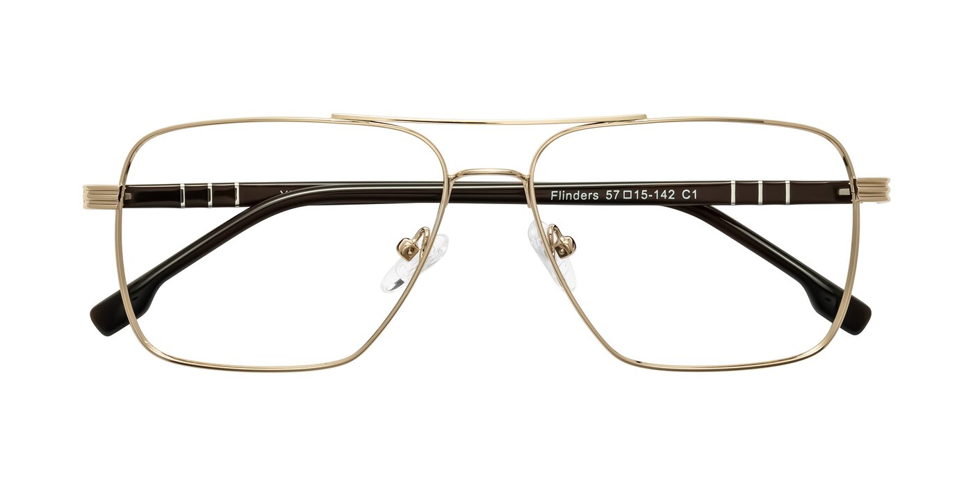 Flinders - Gold Eyeglasses