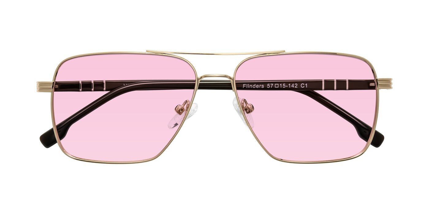 Flinders - Gold Tinted Sunglasses