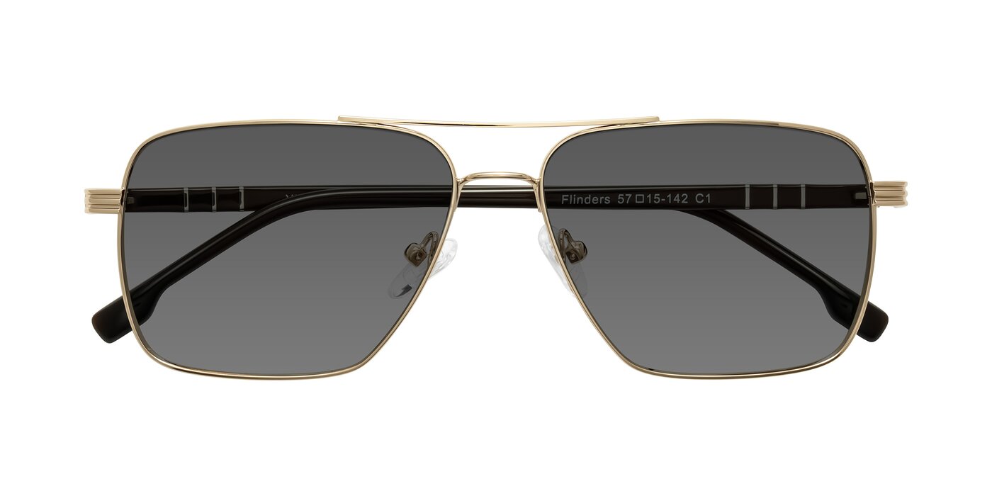 Flinders - Gold Tinted Sunglasses