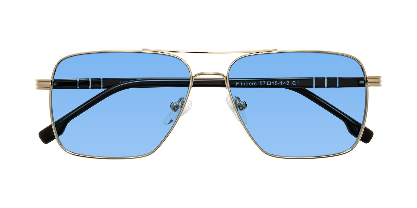 Flinders - Gold Tinted Sunglasses