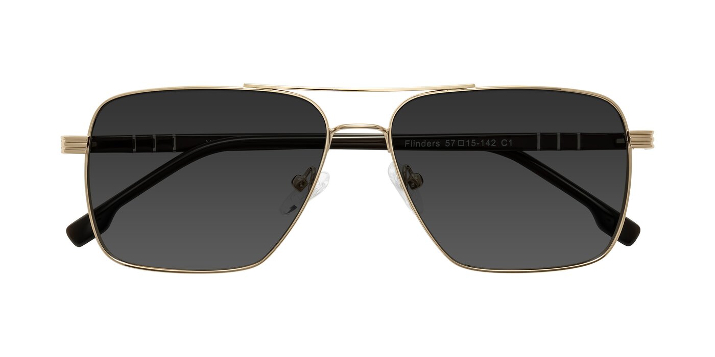 Flinders - Gold Tinted Sunglasses