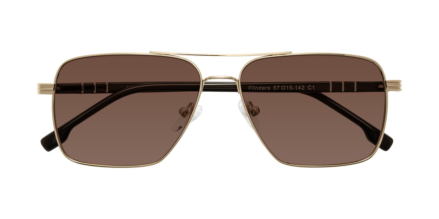 Flinders - Gold Tinted Sunglasses