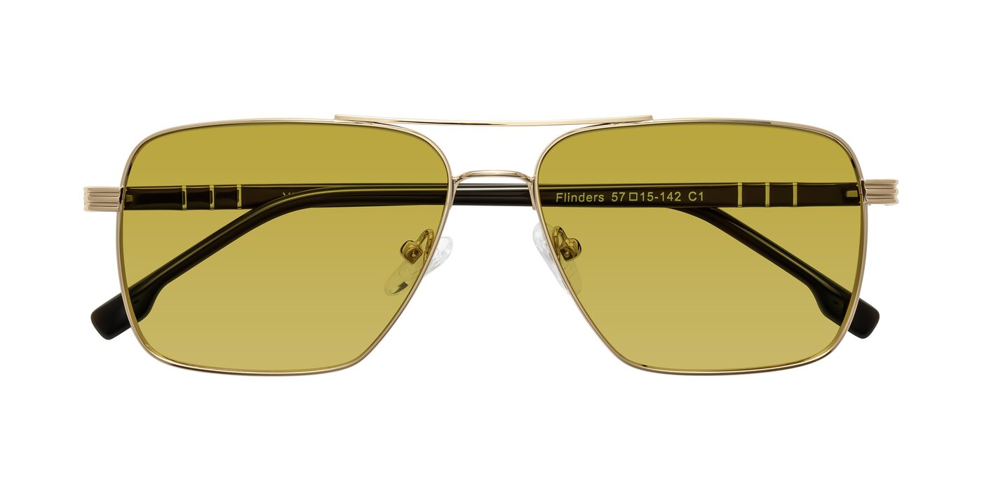 Flinders - Gold Tinted Sunglasses