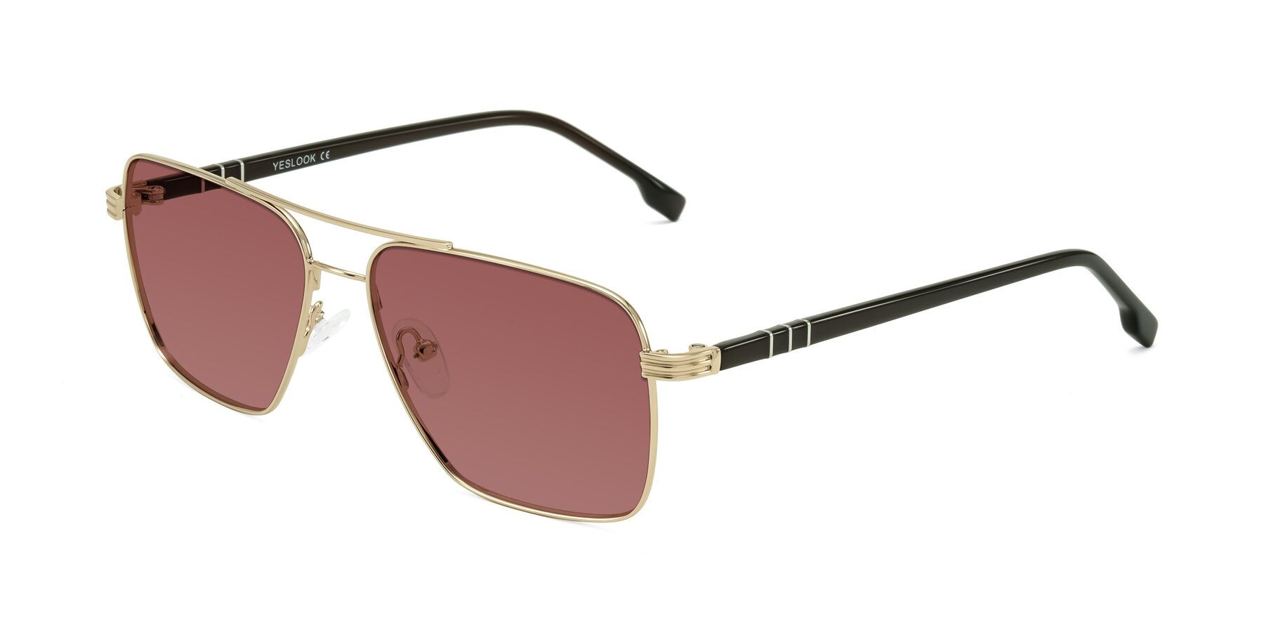 Angle of Flinders in Gold with Garnet Tinted Lenses