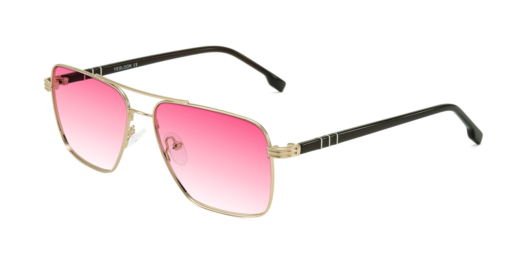 Angle of Flinders in Gold with Pink Gradient Lenses