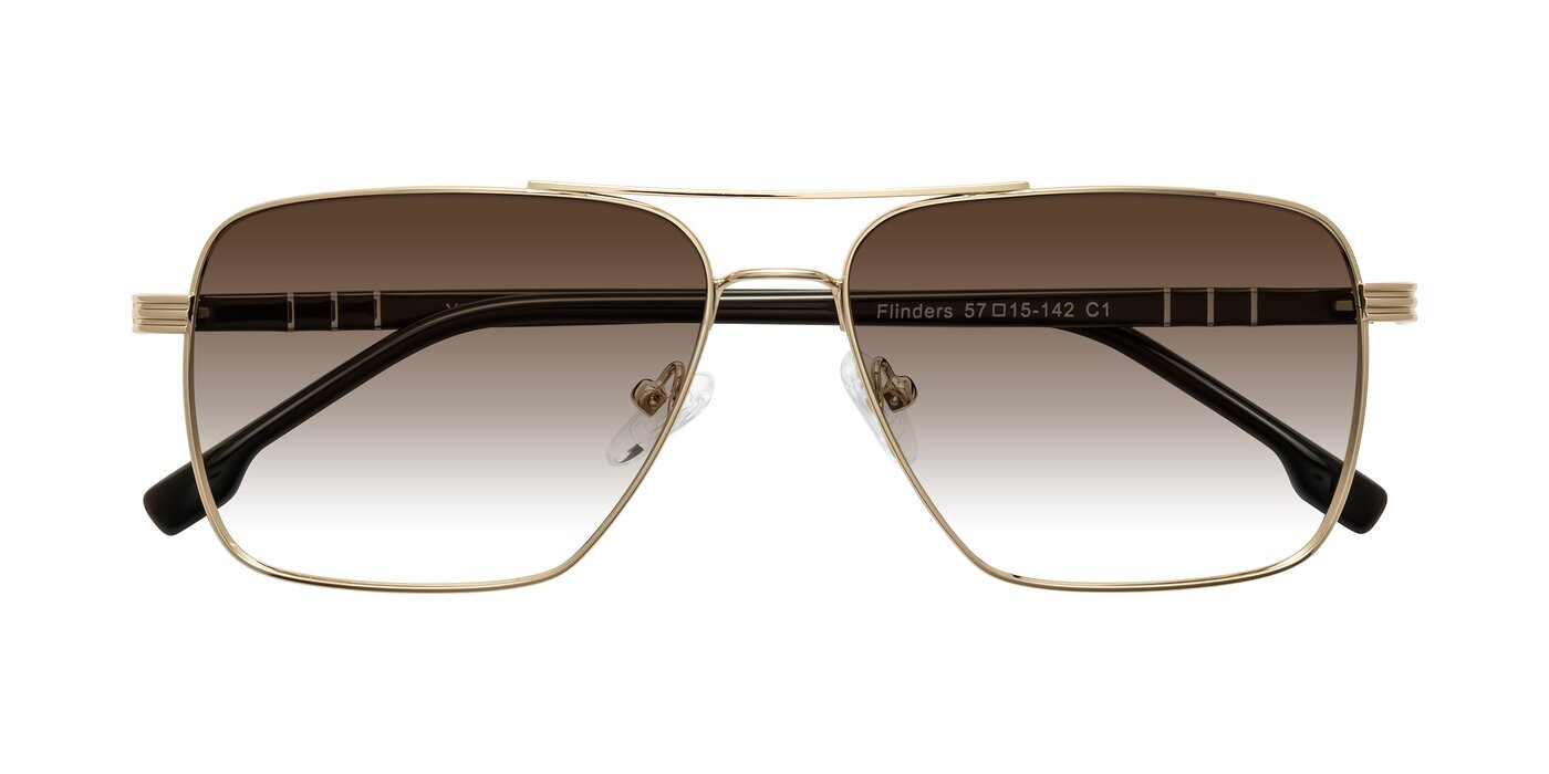 Flinders - Gold Gradient Sunglasses