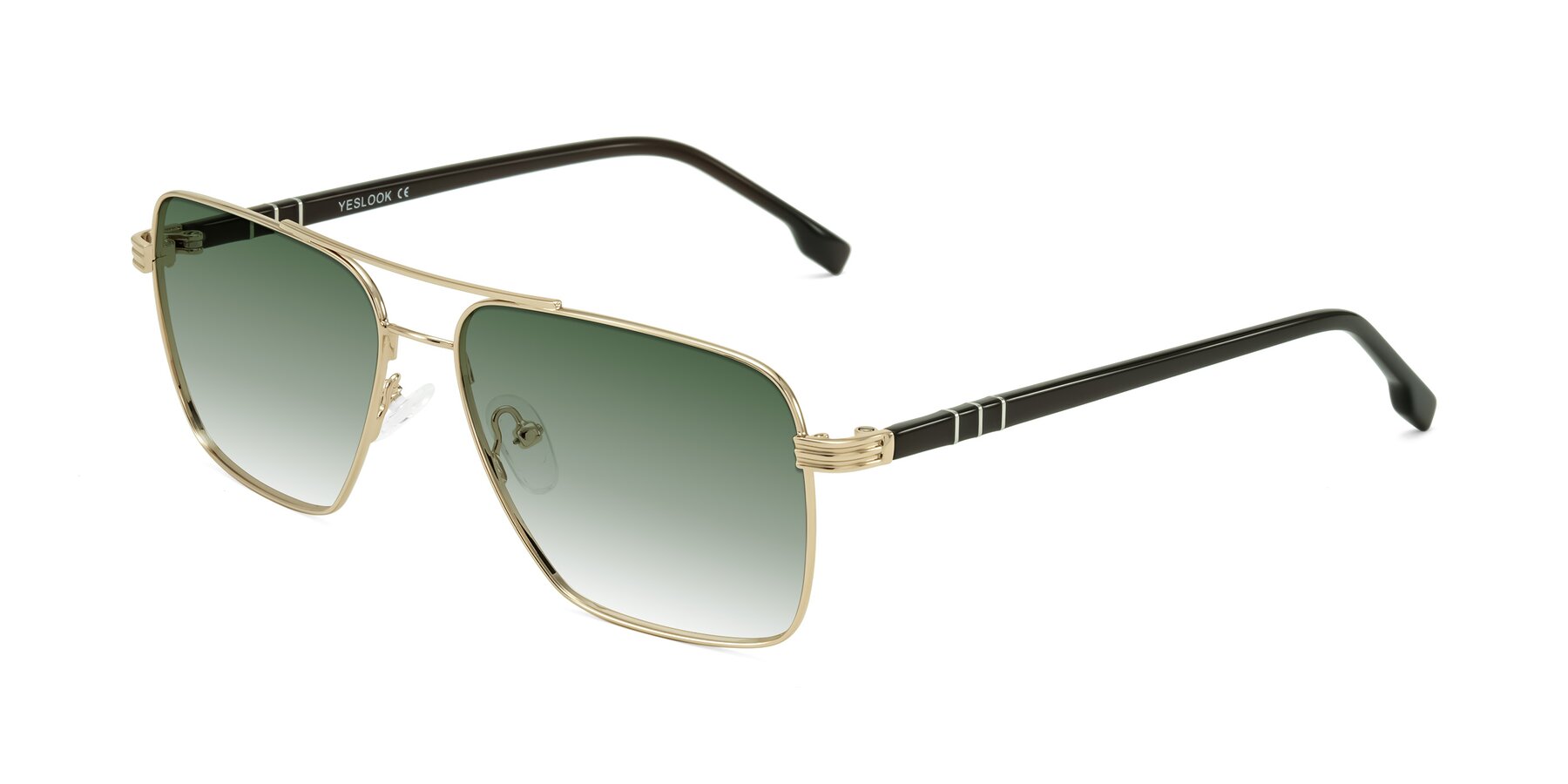 Angle of Flinders in Gold with Green Gradient Lenses