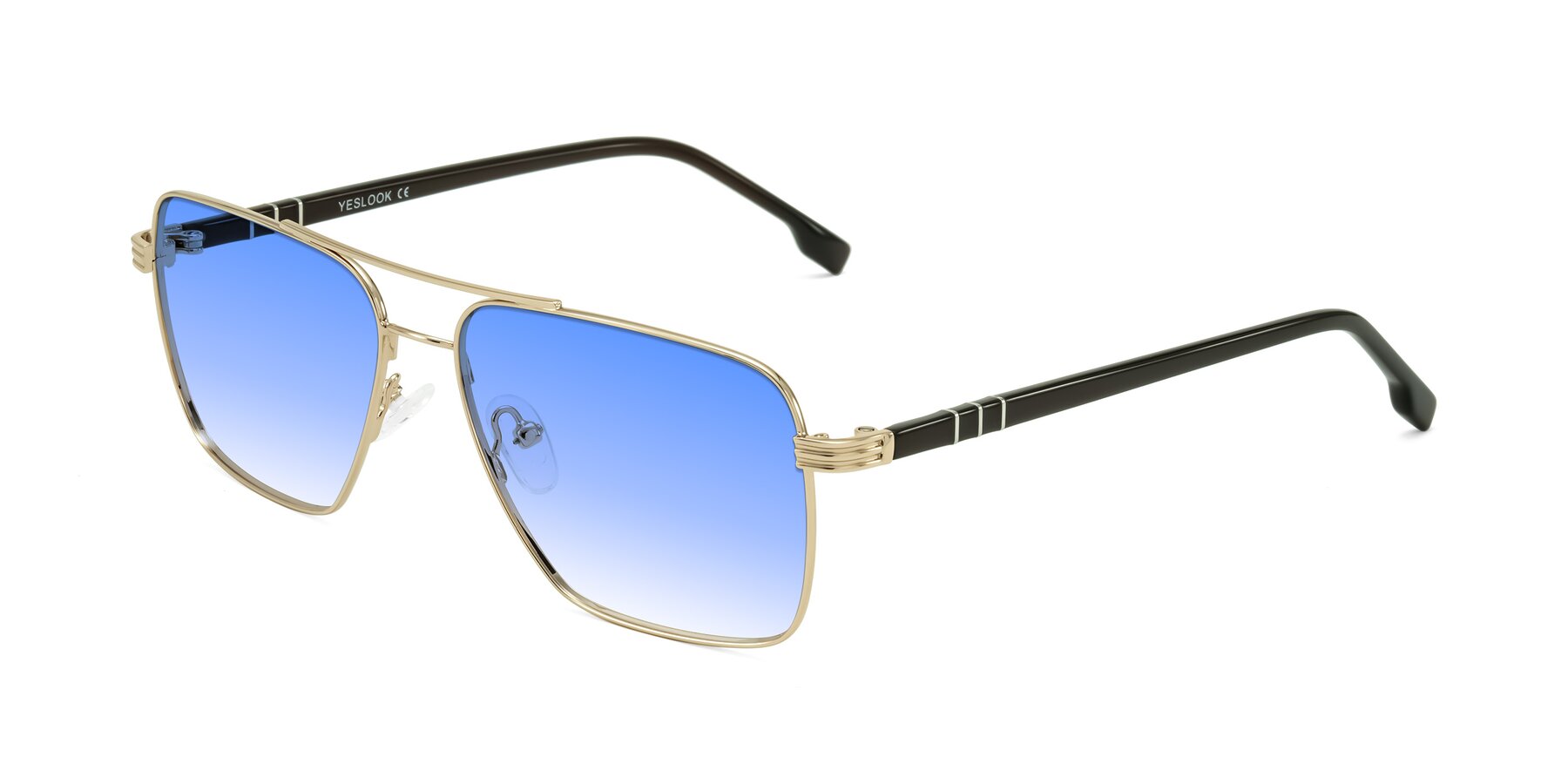 Angle of Flinders in Gold with Blue Gradient Lenses
