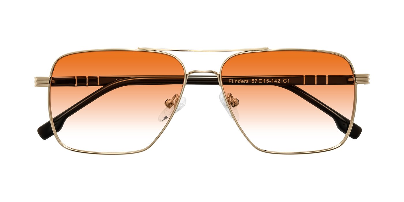 Flinders - Gold Gradient Sunglasses