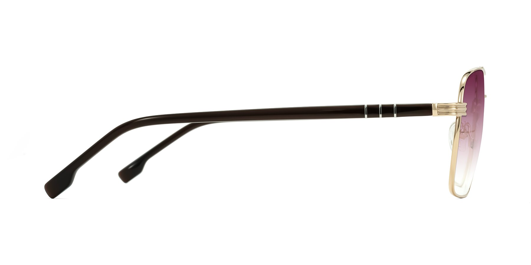 Side of Flinders in Gold with Wine Gradient Lenses