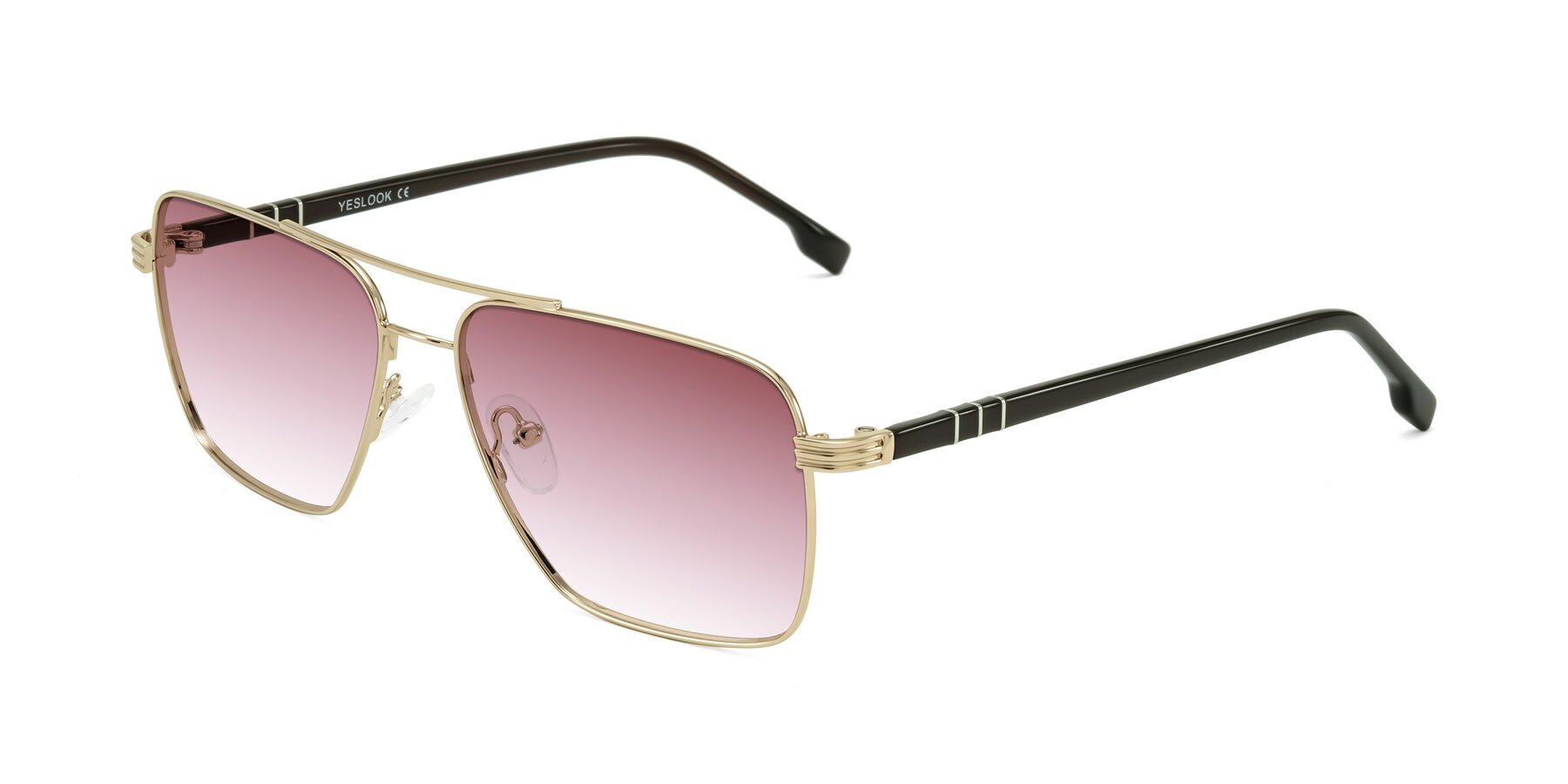 Angle of Flinders in Gold with Garnet Gradient Lenses
