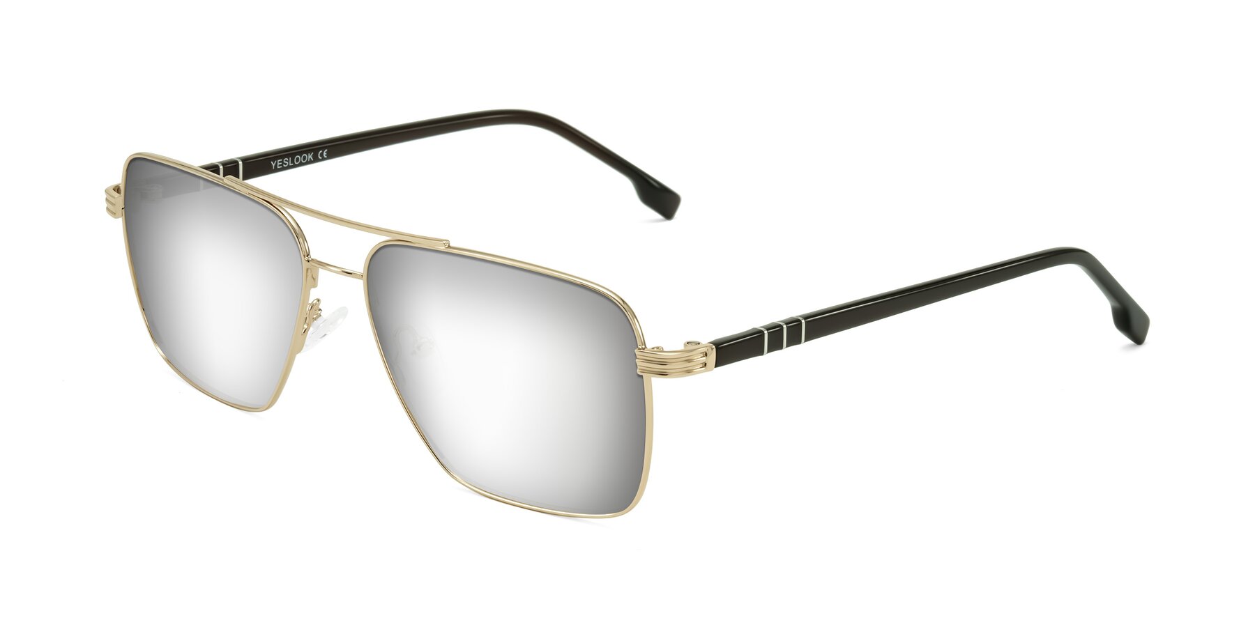 Angle of Flinders in Gold with Silver Mirrored Lenses