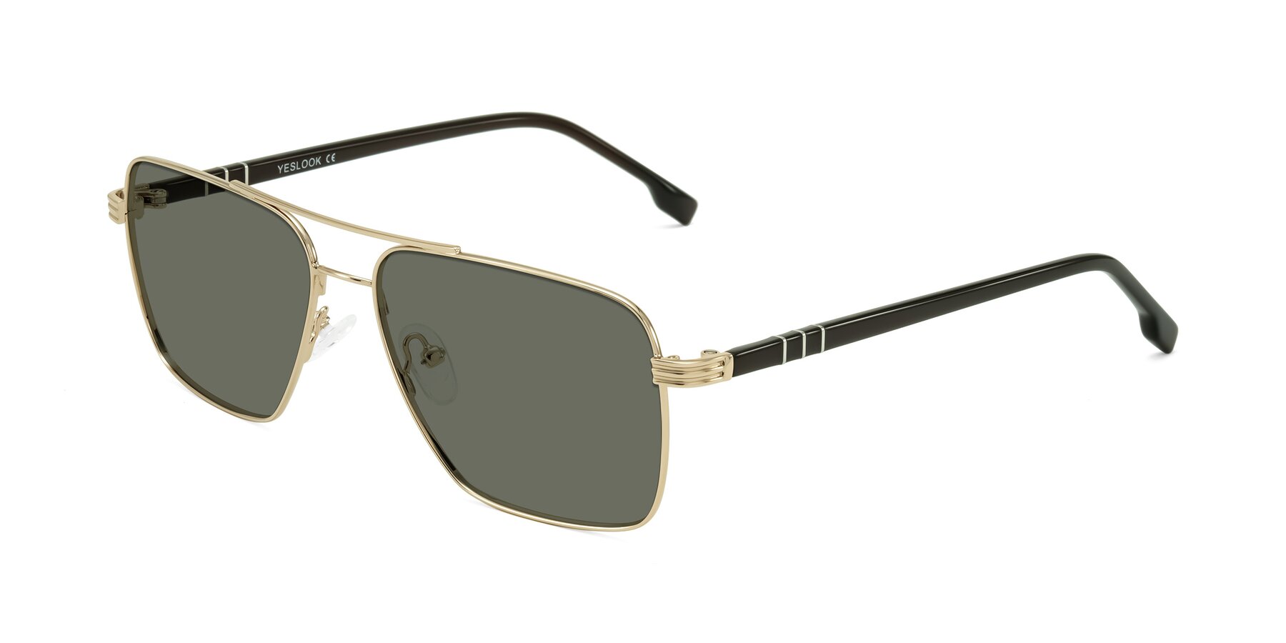 Angle of Flinders in Gold with Gray Polarized Lenses