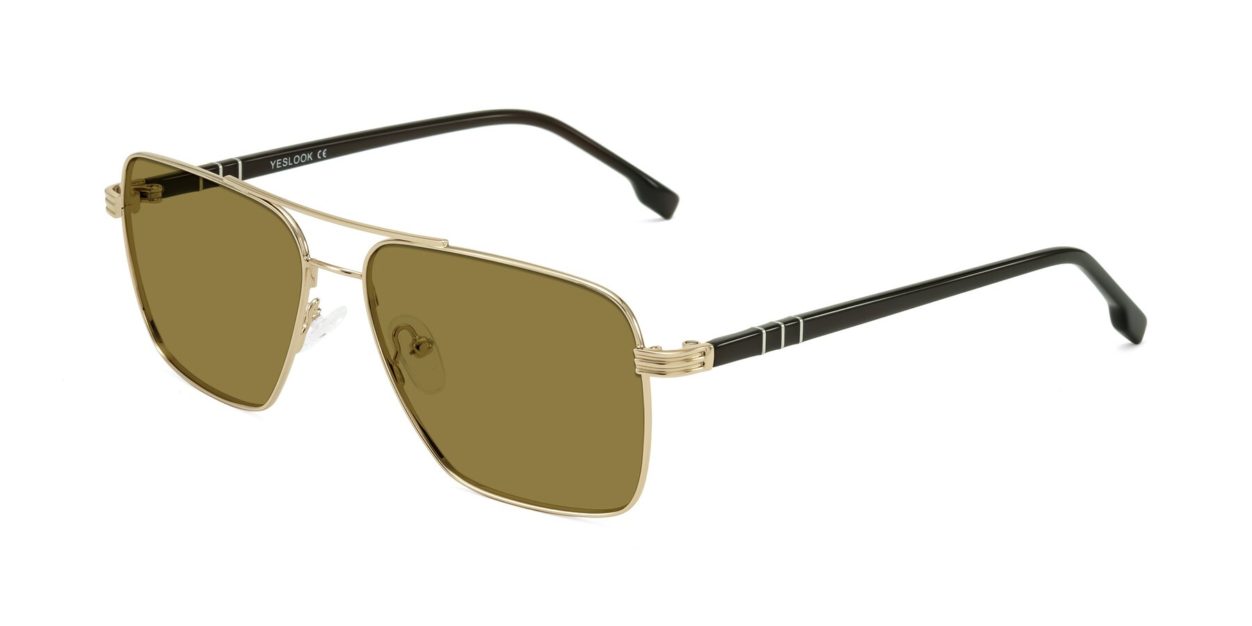 Angle of Flinders in Gold with Brown Polarized Lenses