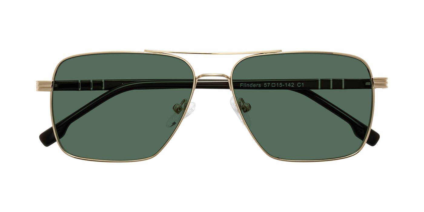 Flinders - Gold Polarized Sunglasses