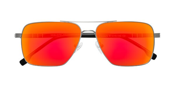 Front of Flinders in Matte Silver