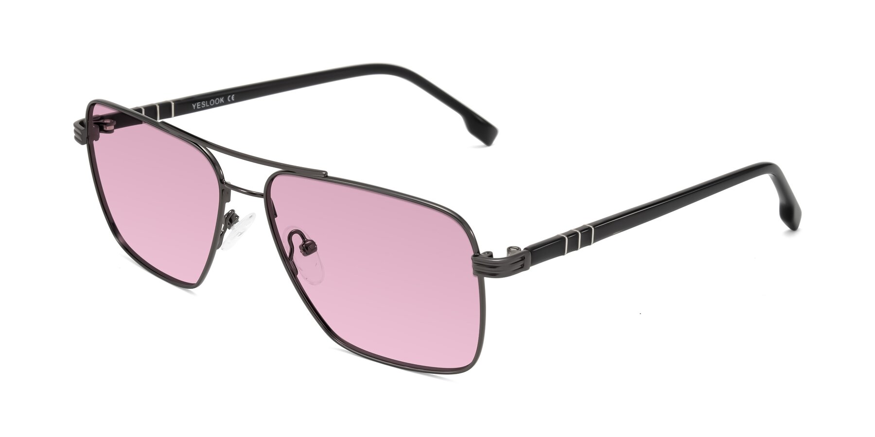 Angle of Flinders in Gunmetal with Light Wine Tinted Lenses