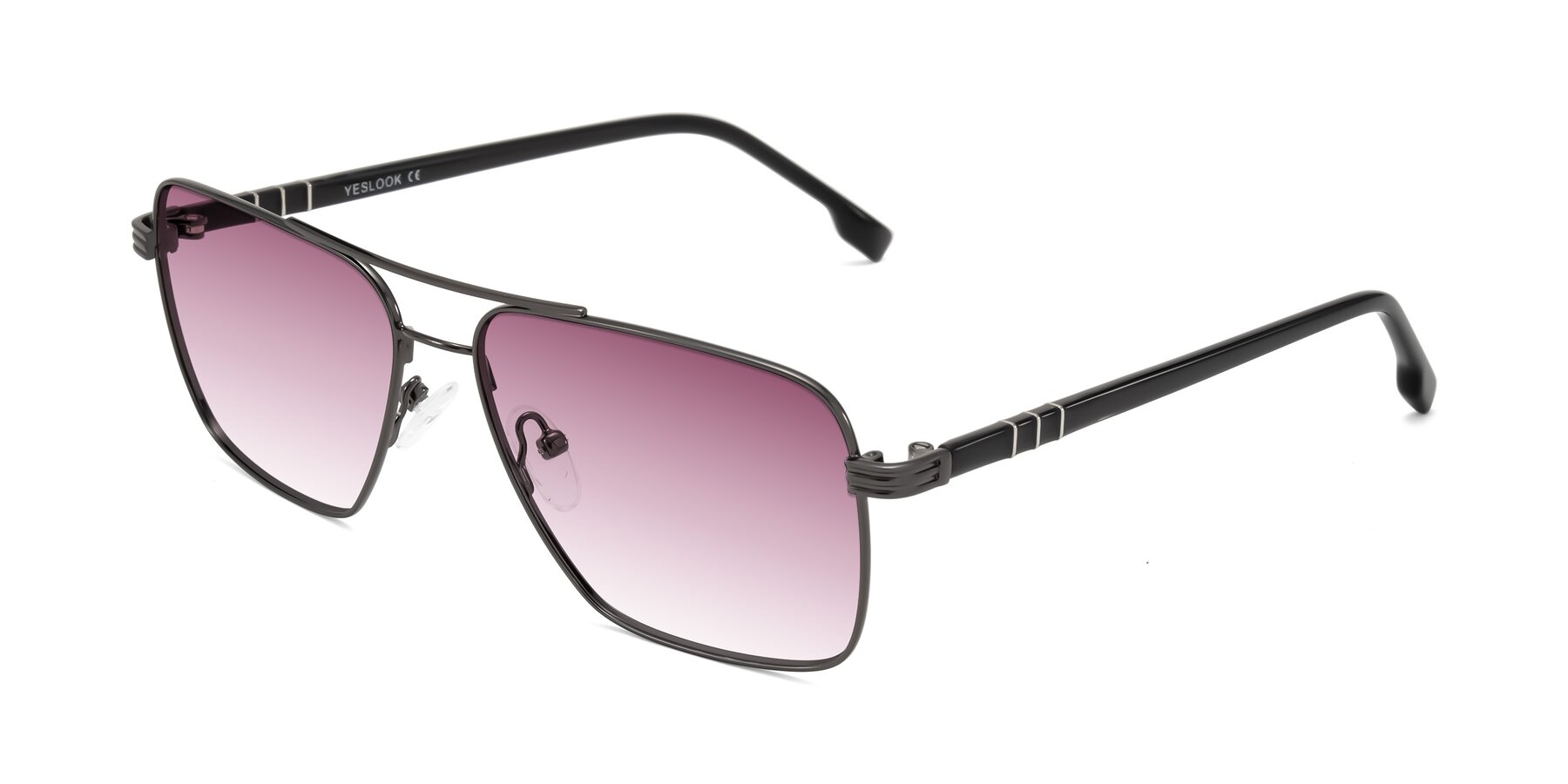 Angle of Flinders in Gunmetal with Wine Gradient Lenses