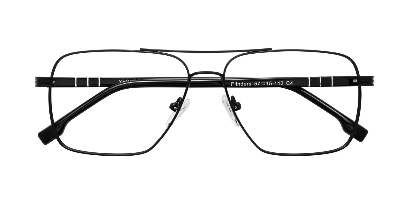 Flinders - Matte Black Eyeglasses