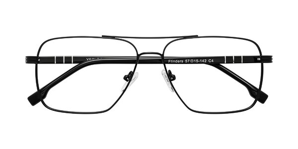 Front of Flinders in Matte Black