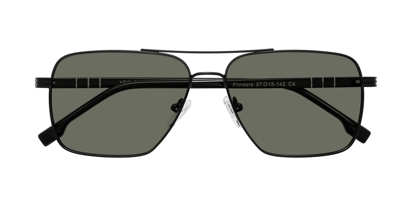 Flinders - Matte Black Polarized Sunglasses