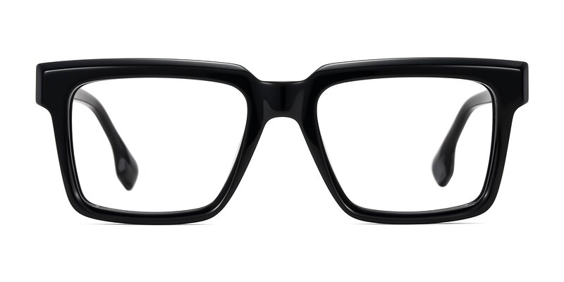 Kieta - Black/Gray Brown Striped Eyeglasses