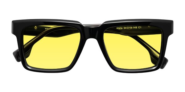 Front of Kieta in Black/Gray Brown Striped