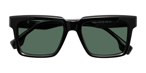 Front of Kieta in Black/Gray Brown Striped