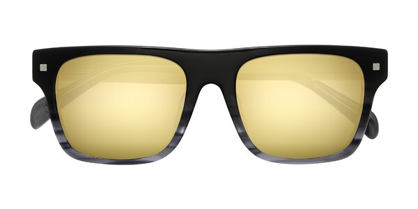 Front of Emas in Gray Striped