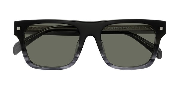 Front of Emas in Gray Striped