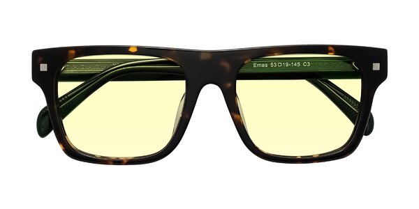 Front of Emas in Tortoise/Green