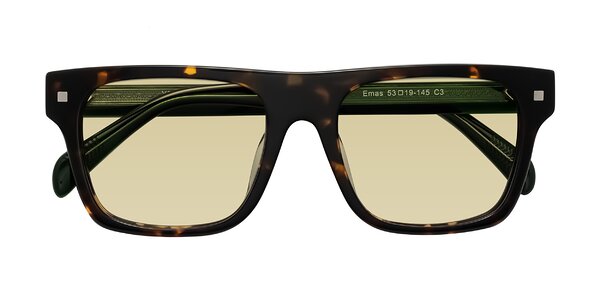 Front of Emas in Tortoise/Green